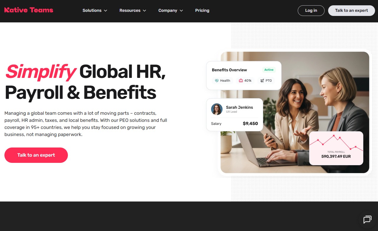 Native Teams website