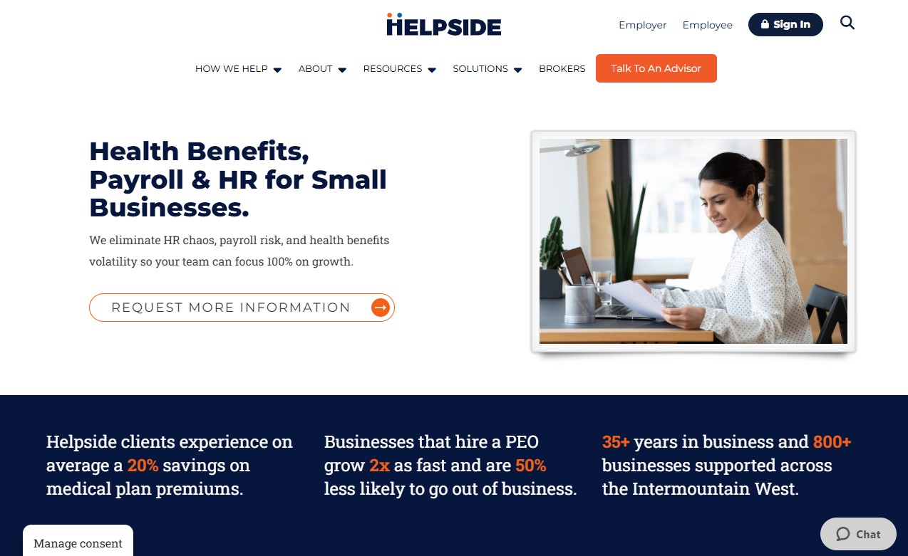 Helpside website