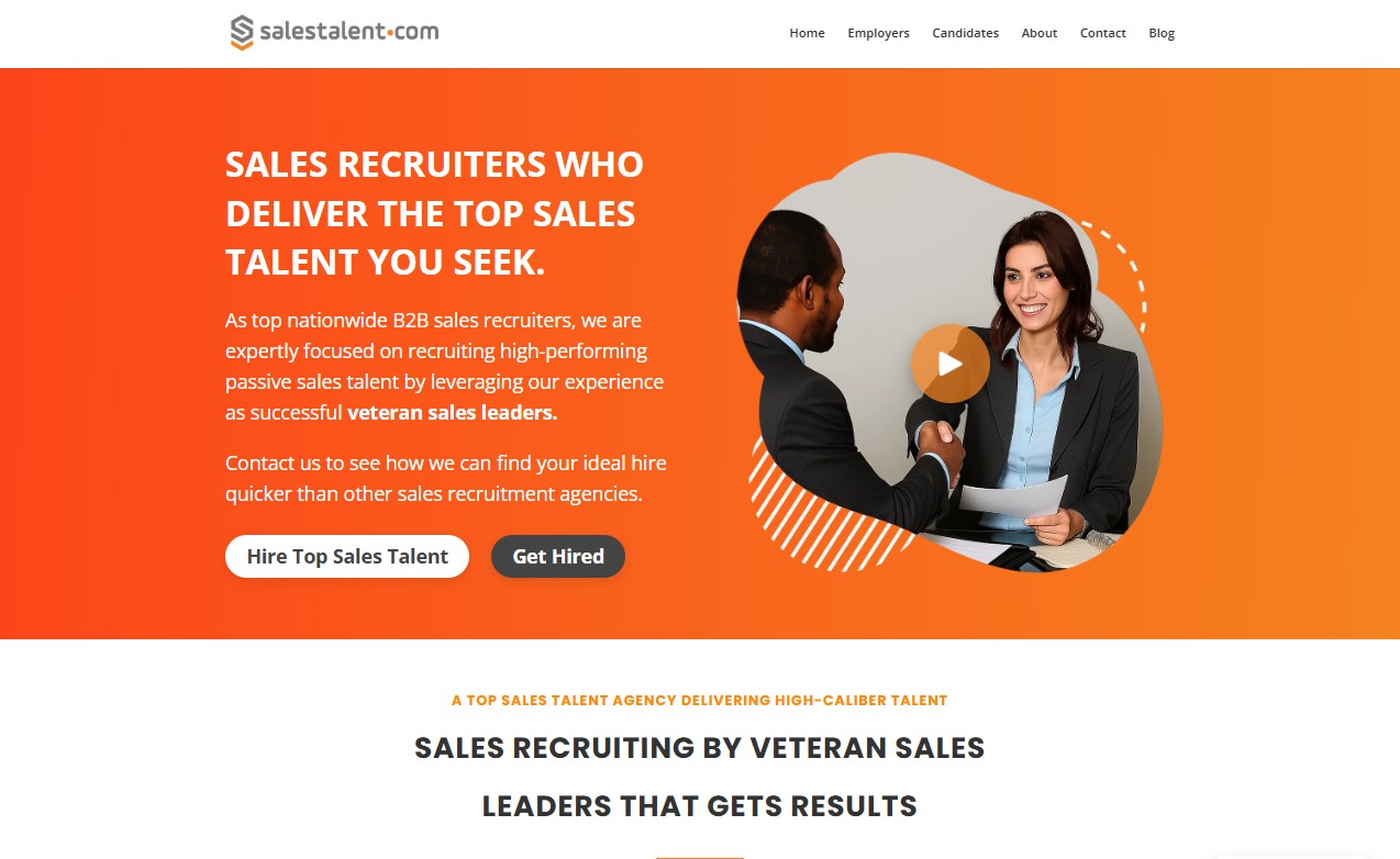 SalesTalent website