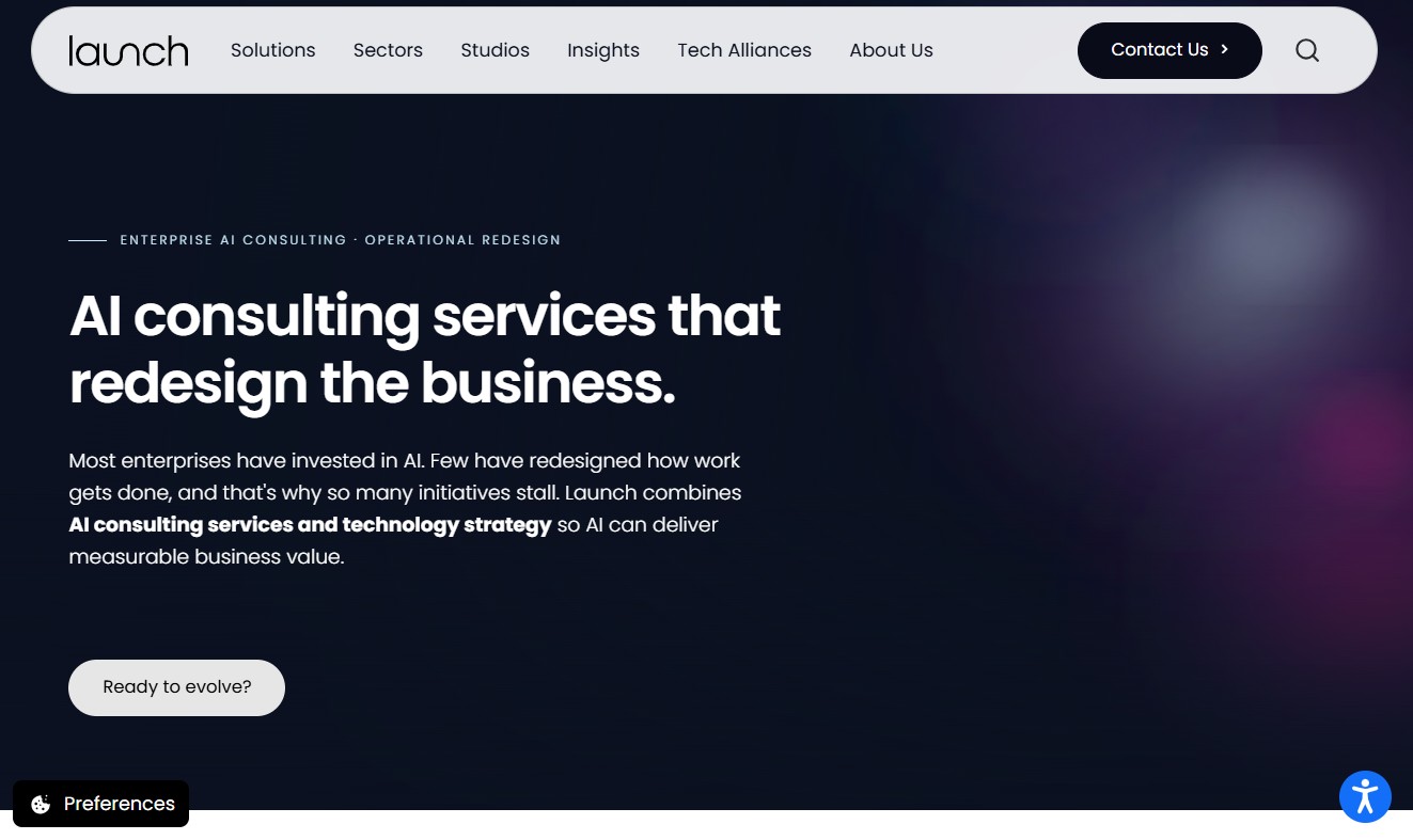 Launch website