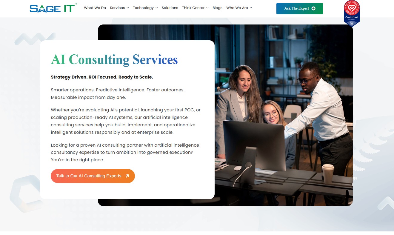 Sage IT website