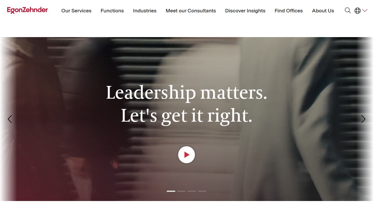Egon Zehnder website