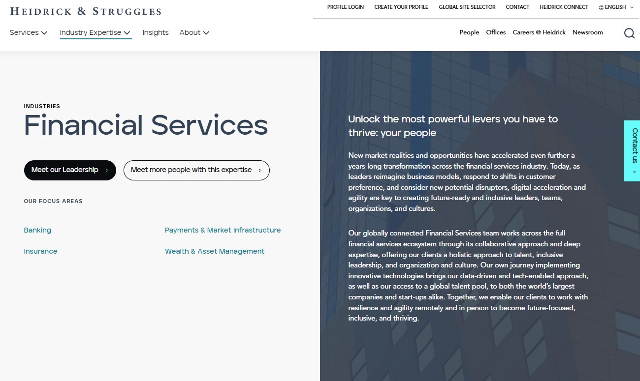Heidrick & Struggles website