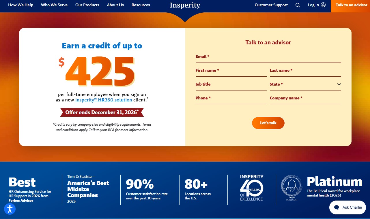 Insperity website