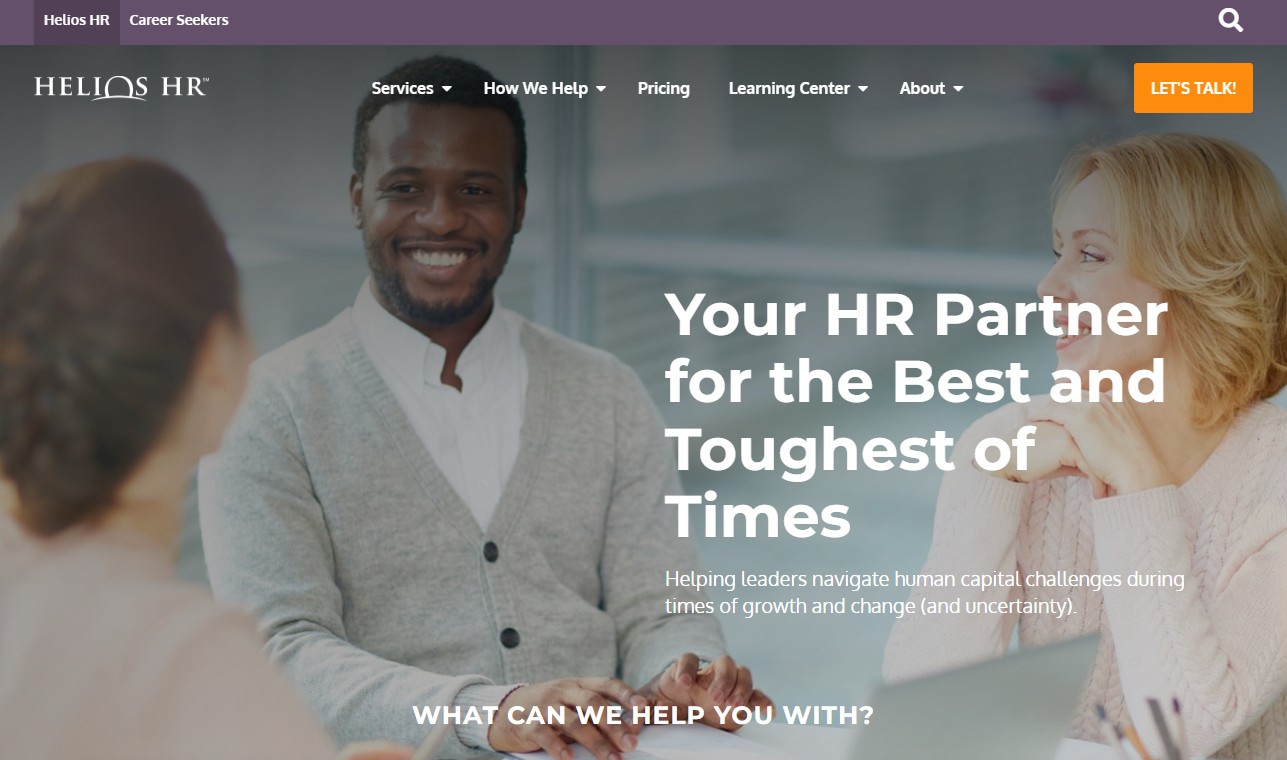 Helios HR website