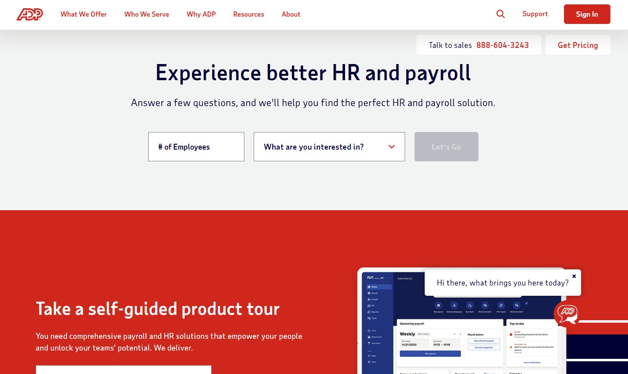 ADP website