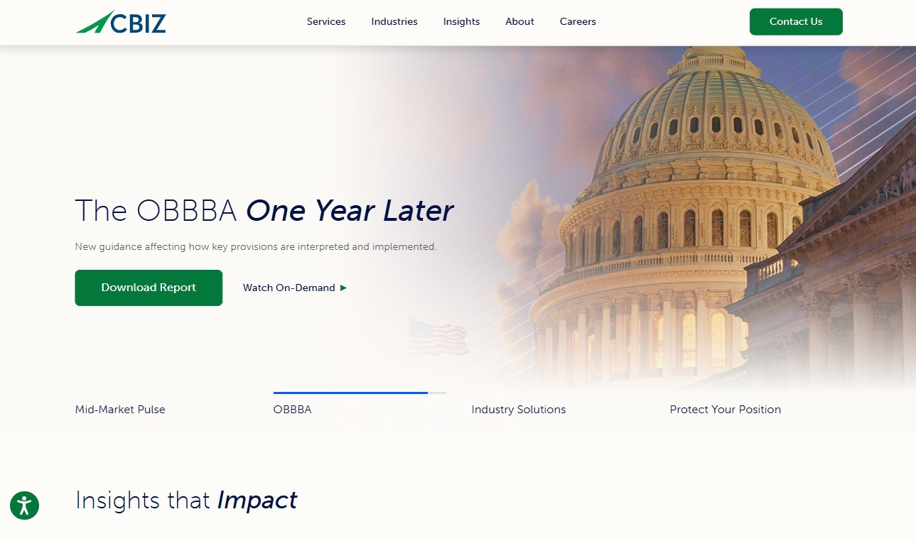 CBIZ website