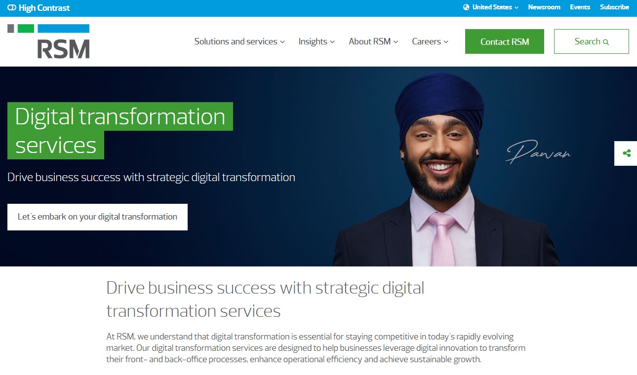 RSM website