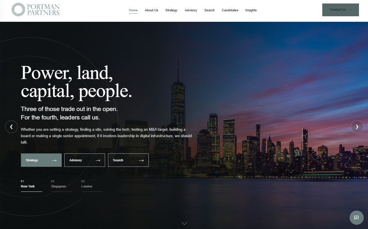 Portman Partners website