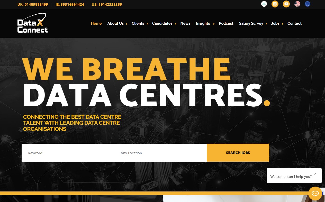 DataX Connect (Data eXec) website
