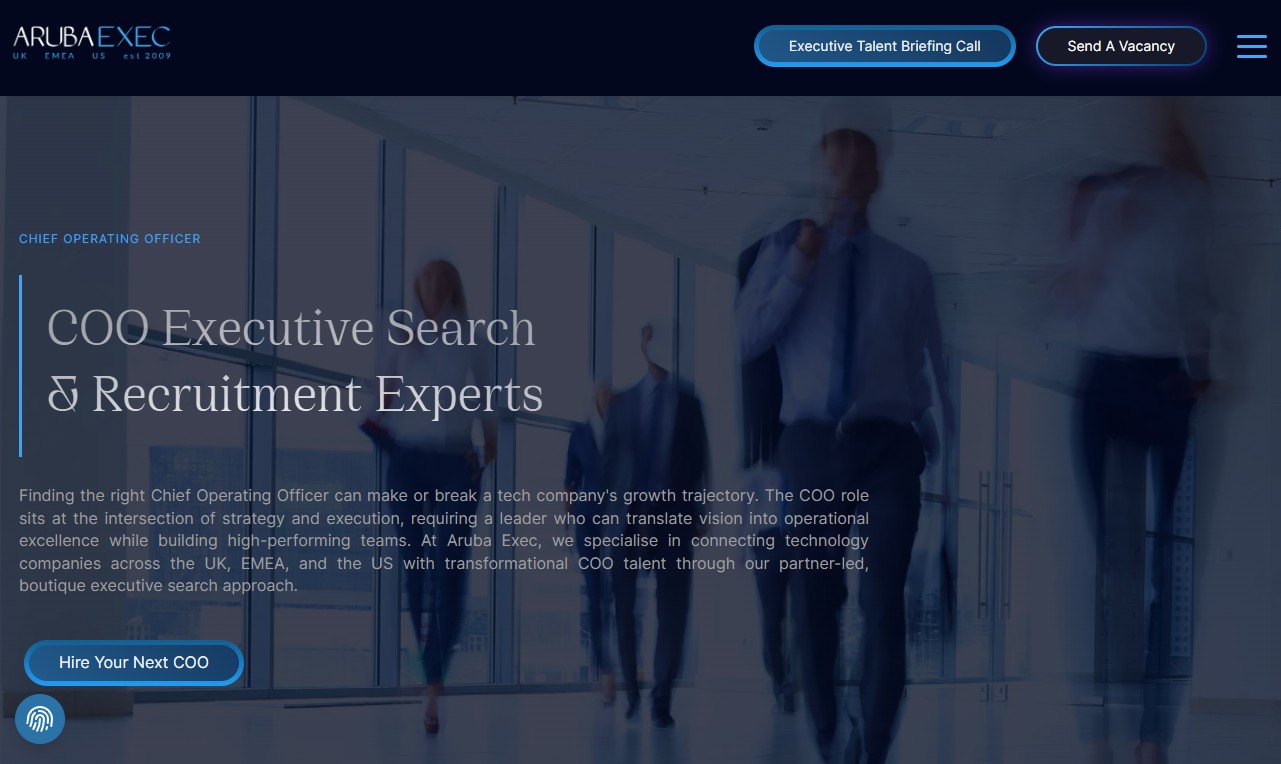Aruba Exec (Technology) website
