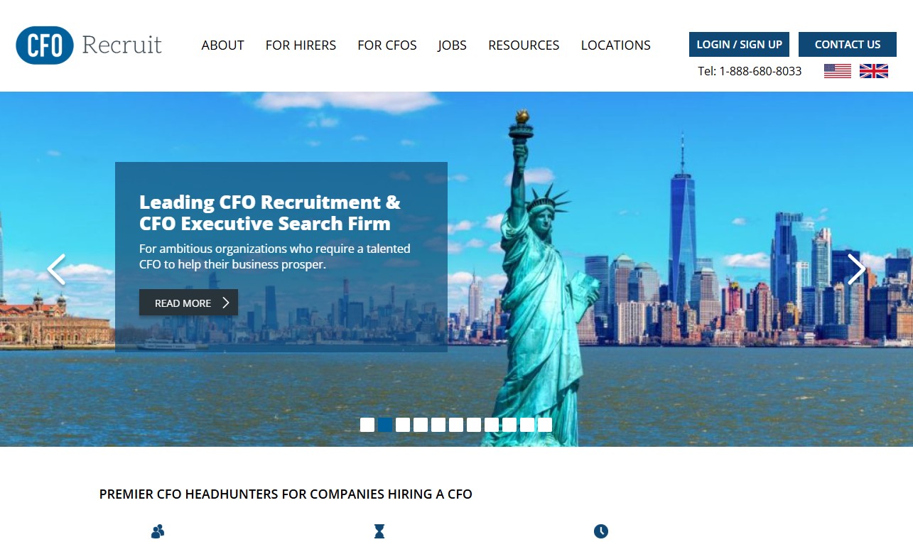 CFO Recruit website