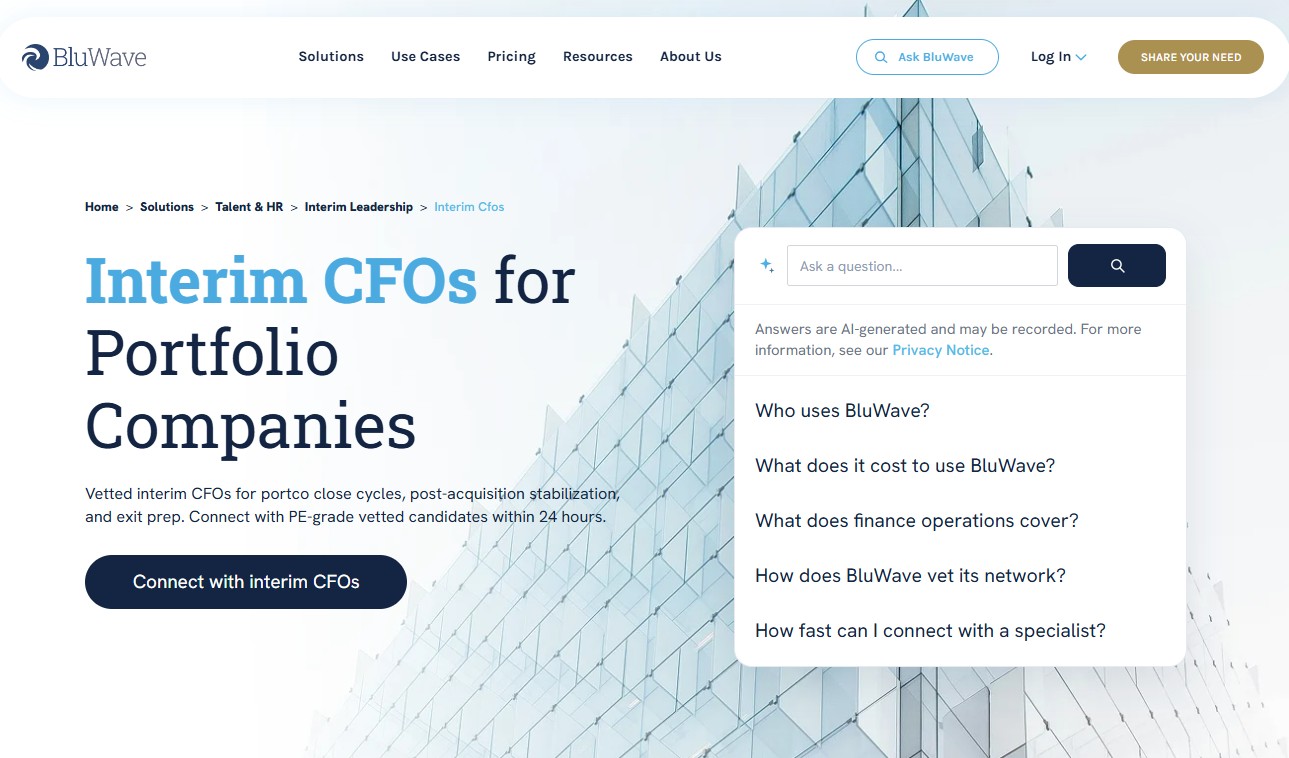 BluWave website