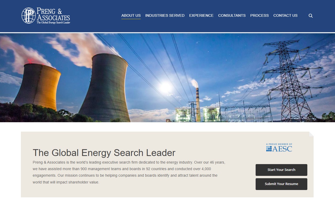 Preng & Associates website