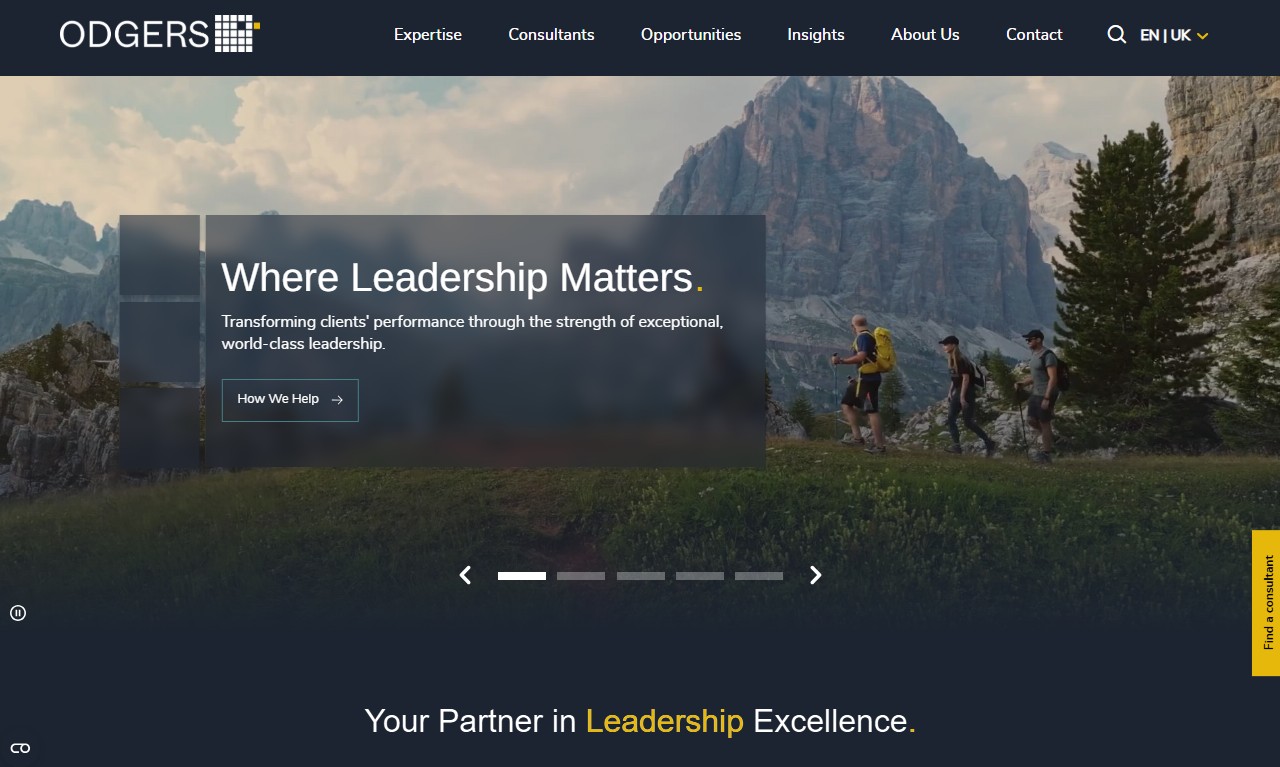 Odgers website
