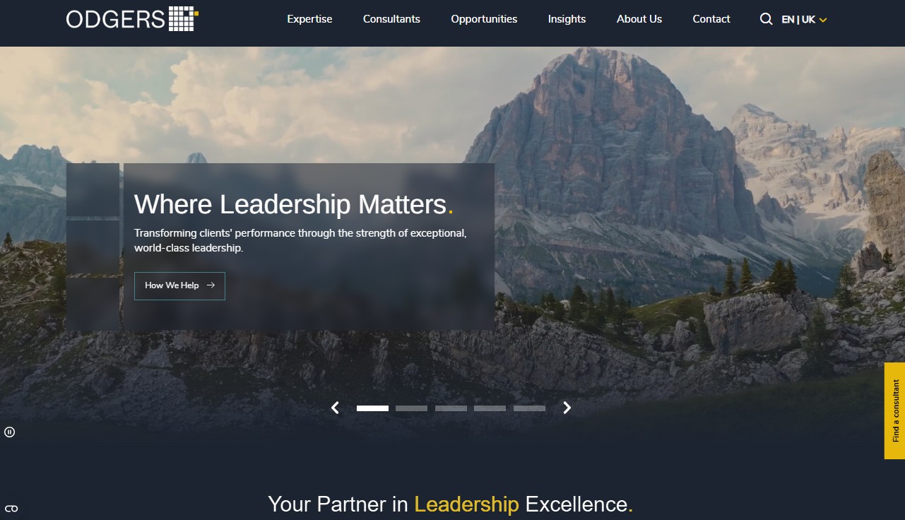 Odgers website