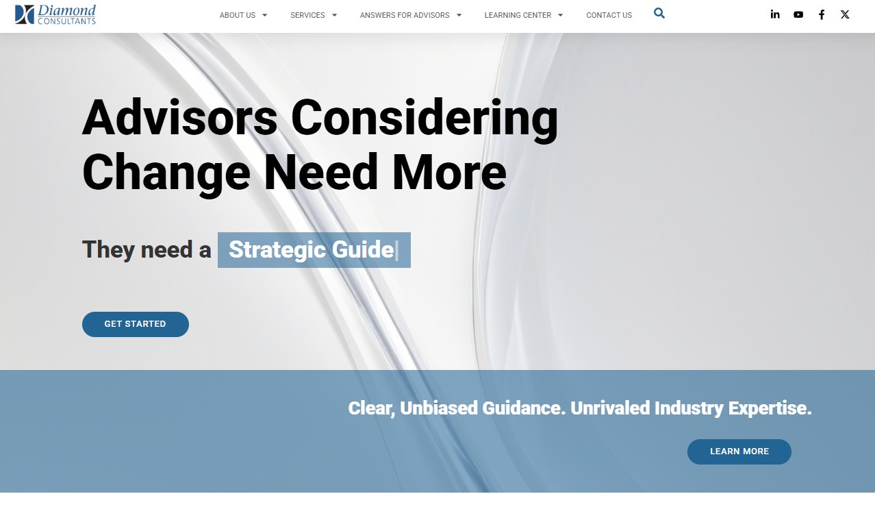 Diamond Consultants Executive Search Partners website