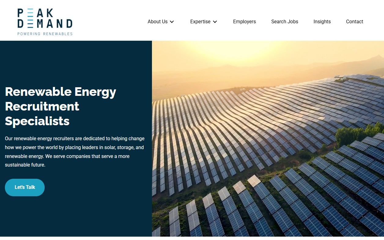 Peak Demand website