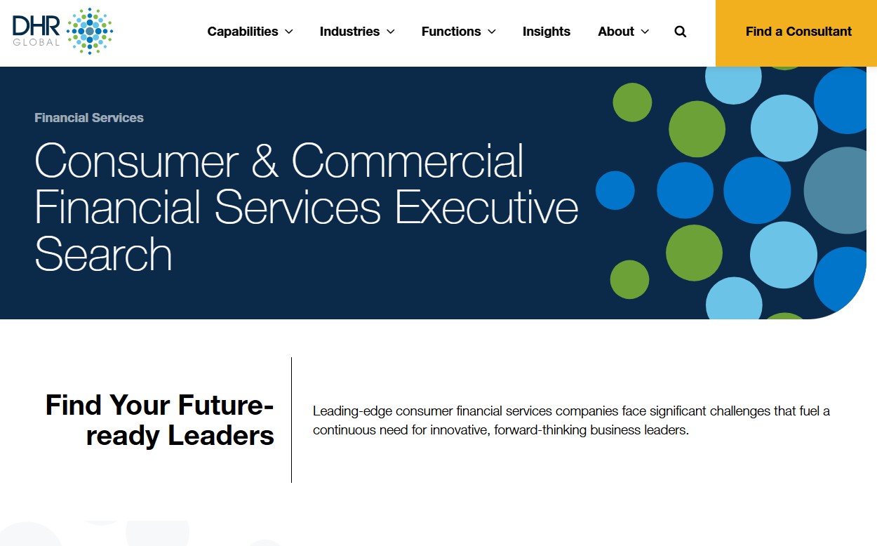 DHR Global website