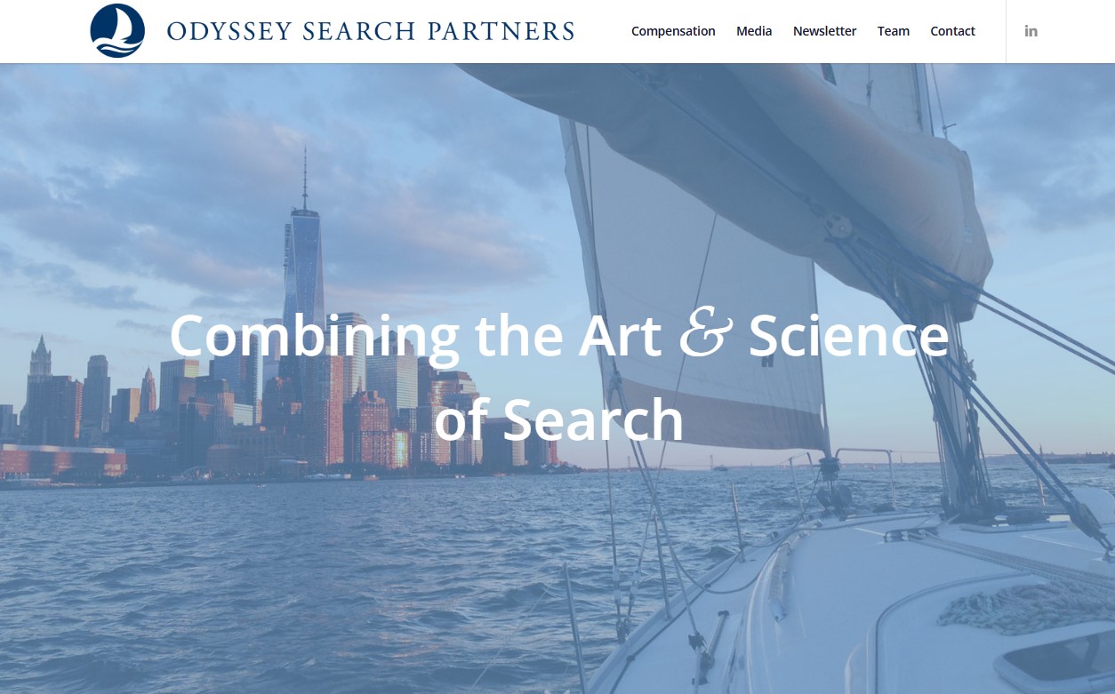 Odyssey Search Partners website
