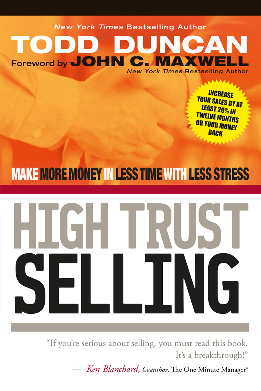 High Trust Selling Book Cover