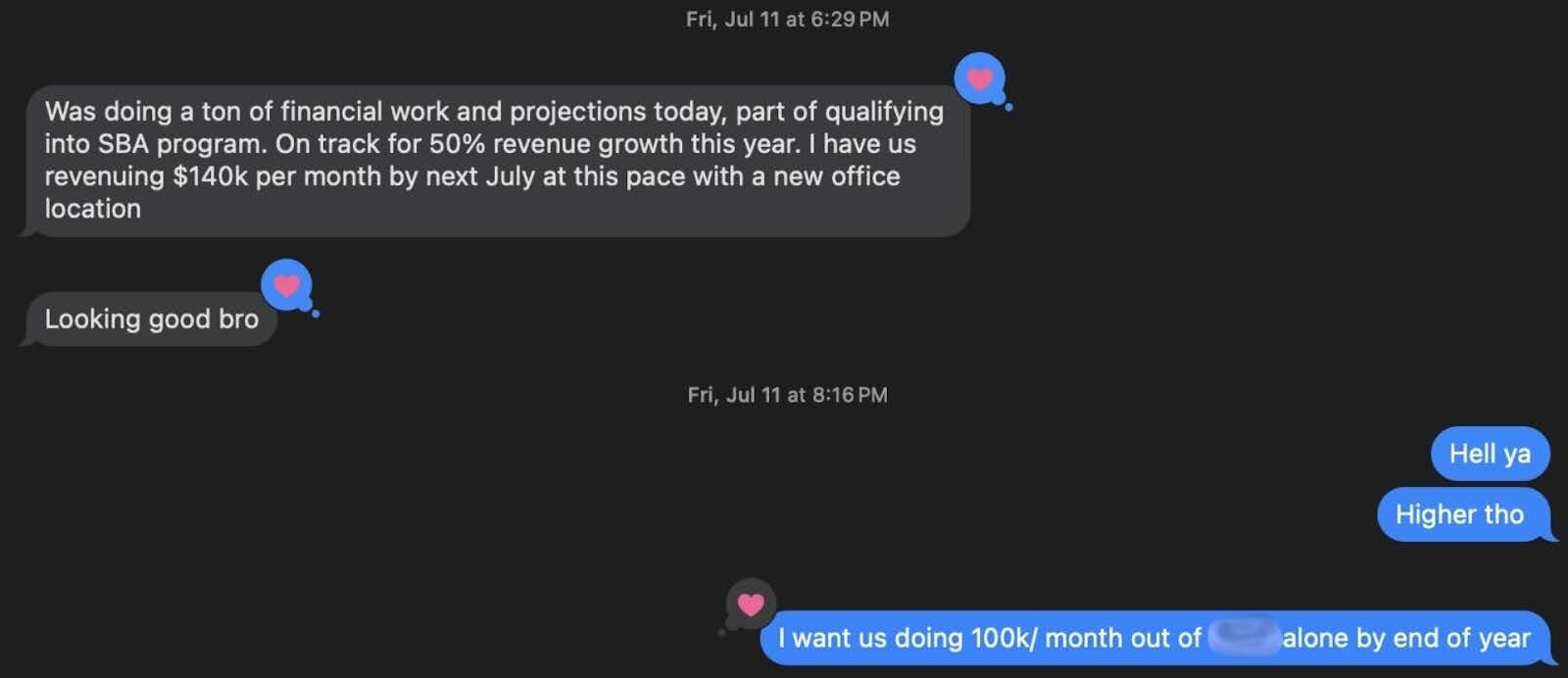Client result screenshot