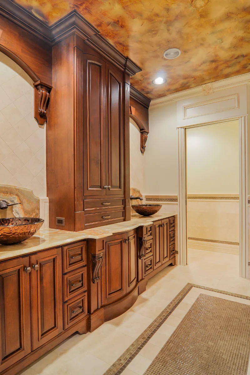 A traditional-intricate basement guest bath in Franklin, TN, part of a full basement remodel by Sebring Design Build. Specs pending photo verification.