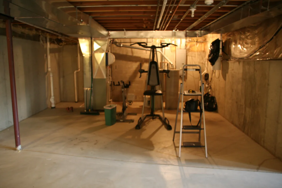 A traditional-intricate basement gym in Franklin, TN, part of a full basement remodel by Sebring Design Build. Specs pending photo verification.