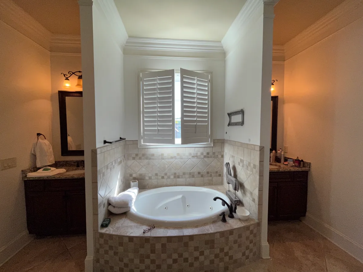 Primary bath remodel in Magnolia Vale, Brentwood TN. Modern luxury aesthetic with contemporary chic finishes by Sebring Design Build.
