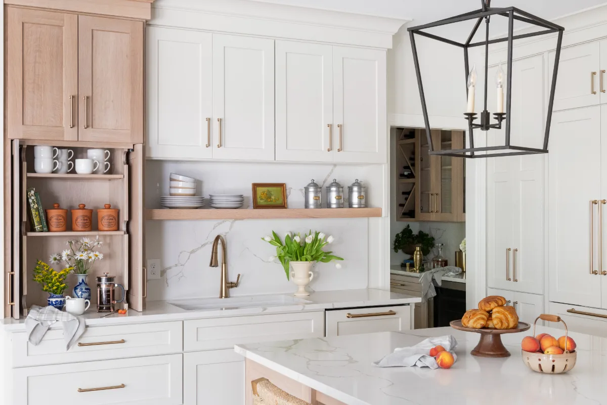 A coastal-elegant whole house remodel in Willowsprings, Franklin TN 37064. Kitchen, primary bath, and guest bath transformed by Sebring Design Build.