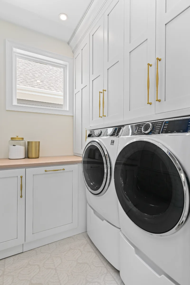 Laundry remodel in Westhaven, TN. Sebring Design Build transformed this Westhaven laundry room in Franklin.