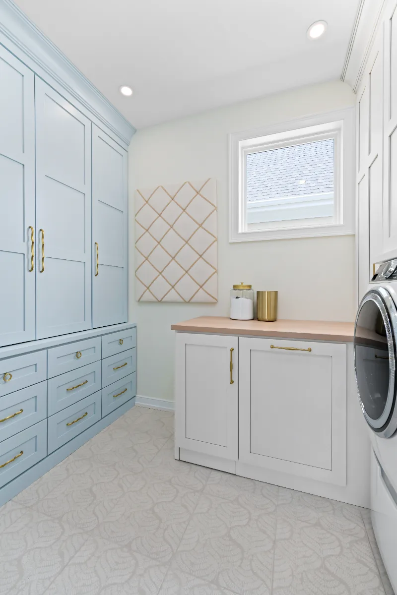 Laundry remodel in Westhaven, TN. Sebring Design Build transformed this Westhaven laundry room in Franklin.