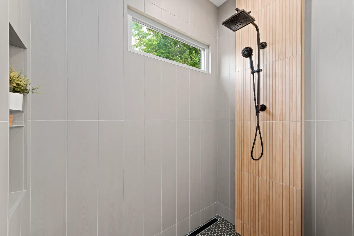 The Primary Bath at Our Westhaven Contemporary Remodel