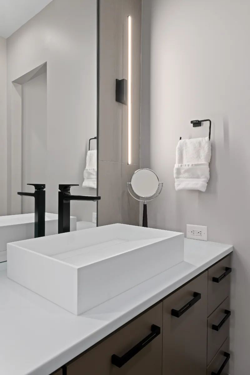The Primary Bath at Our Westhaven Contemporary Remodel