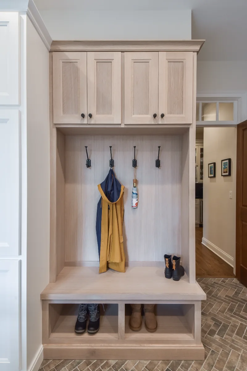Laundry remodel in Brentwood, TN. Sebring Design Build transformed this Brentwood, Tennessee laundry room as part of a transitional-elegant multi-room remodel.