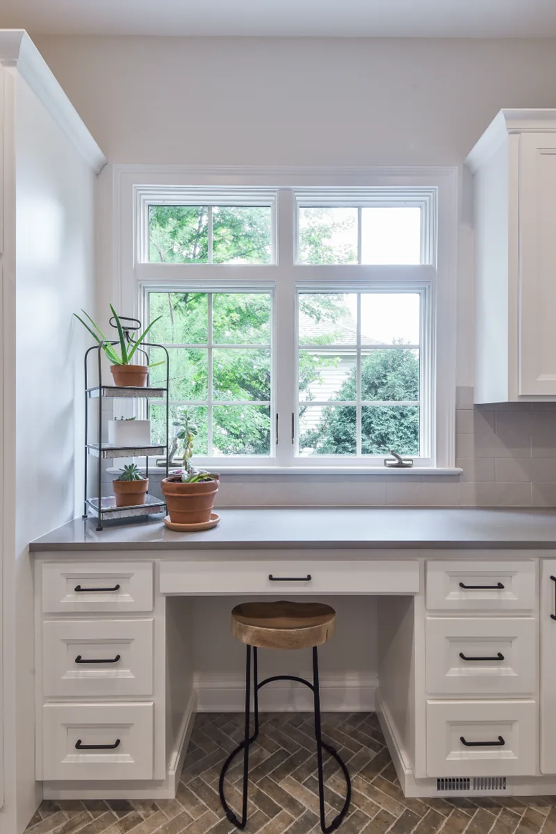 Laundry remodel in Brentwood, TN. Sebring Design Build transformed this Brentwood, Tennessee laundry room as part of a transitional-elegant multi-room remodel.