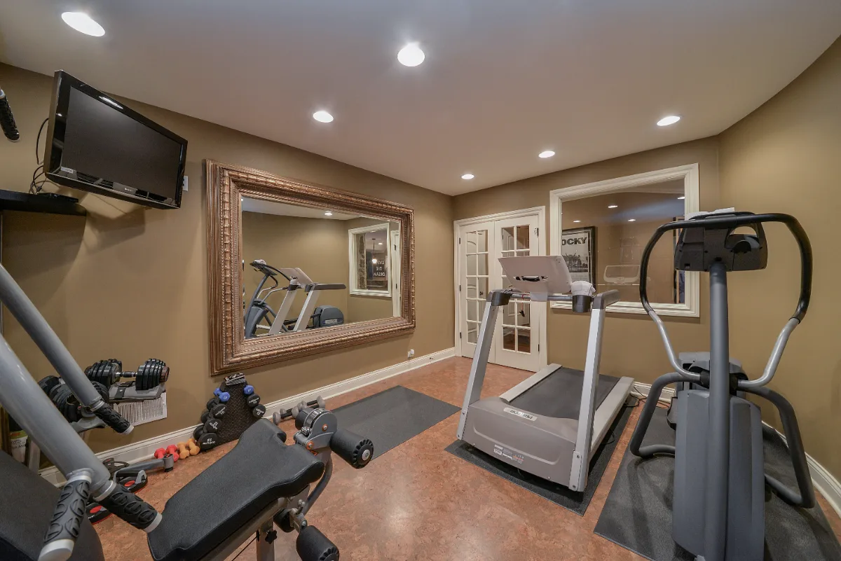 Basement remodel in Franklin, TN. Sebring Design Build finished this Franklin, Tennessee basement as a multi-zone unique-traditional lower level.