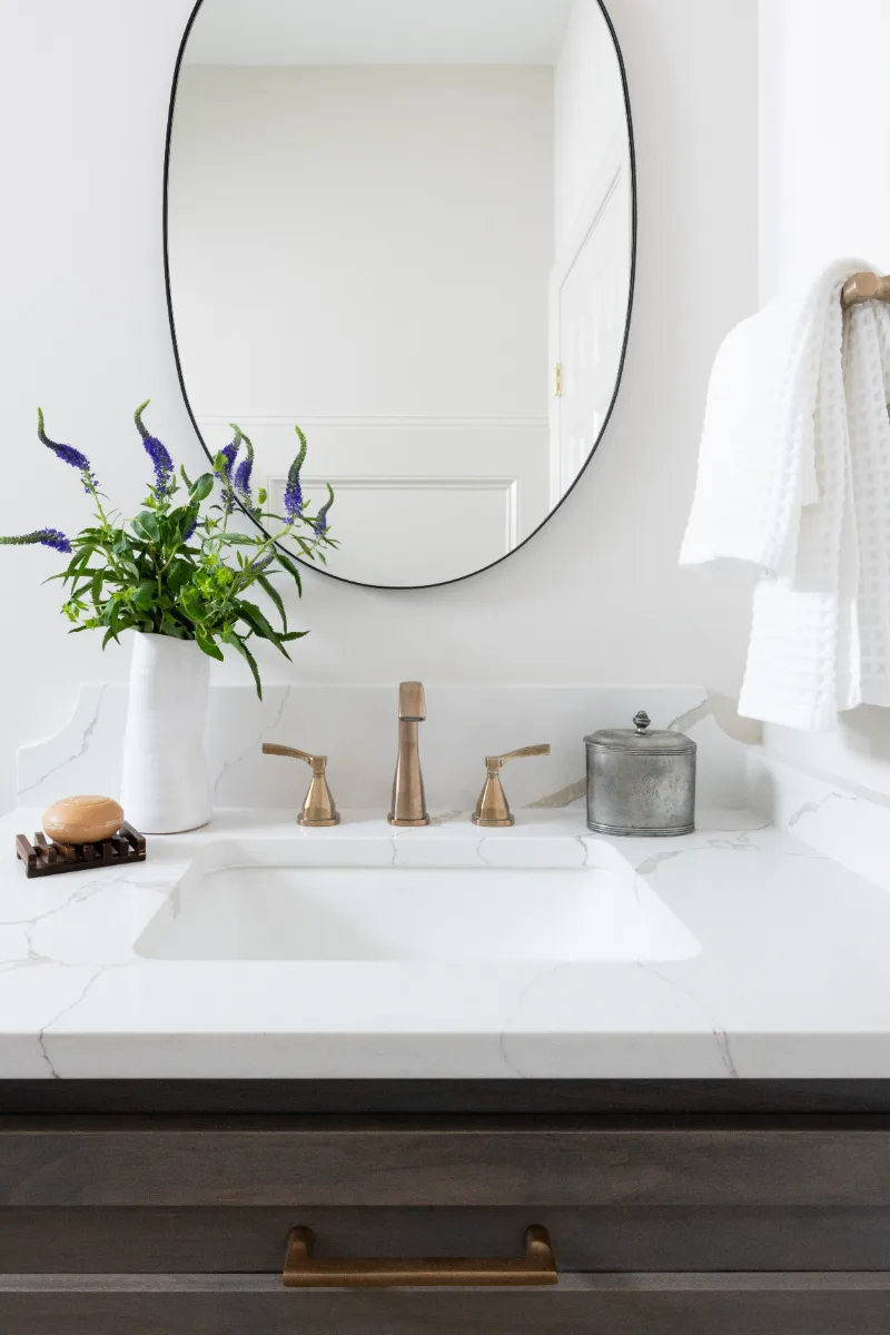 Guest Bath remodel in Willowsprings, TN. Sebring Design Build transformed this Willowsprings guest bath in Franklin, Tennessee from a basic, outdated space into a bright and polished room that makes a lasting impression.