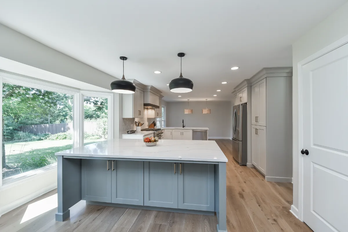 Dining Room remodel in Franklin, TN. The formal dining room in this Franklin, Tennessee home was opened to the kitchen as part of Sebring Design Build's whole-home remodel by Sebring Design Build.