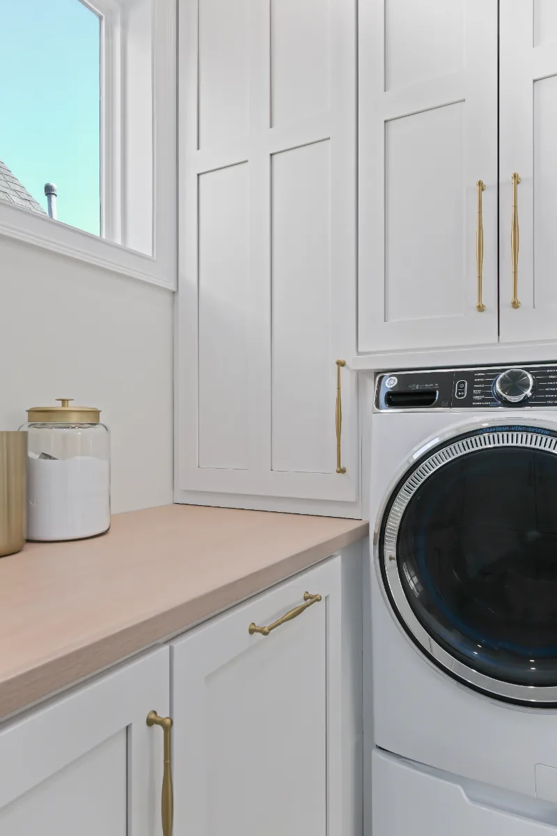 Laundry remodel in Westhaven, TN. Sebring Design Build transformed this Westhaven laundry room in Franklin.