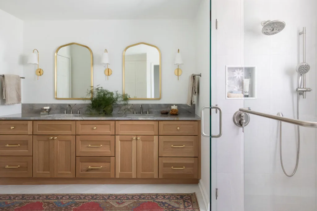 The Primary Bath at Our Foxboro Estates Storied Charm Whole House Remodel