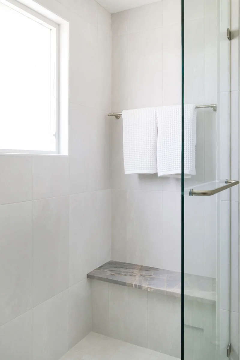 The Primary Bath at Our Foxboro Estates Storied Charm Whole House Remodel