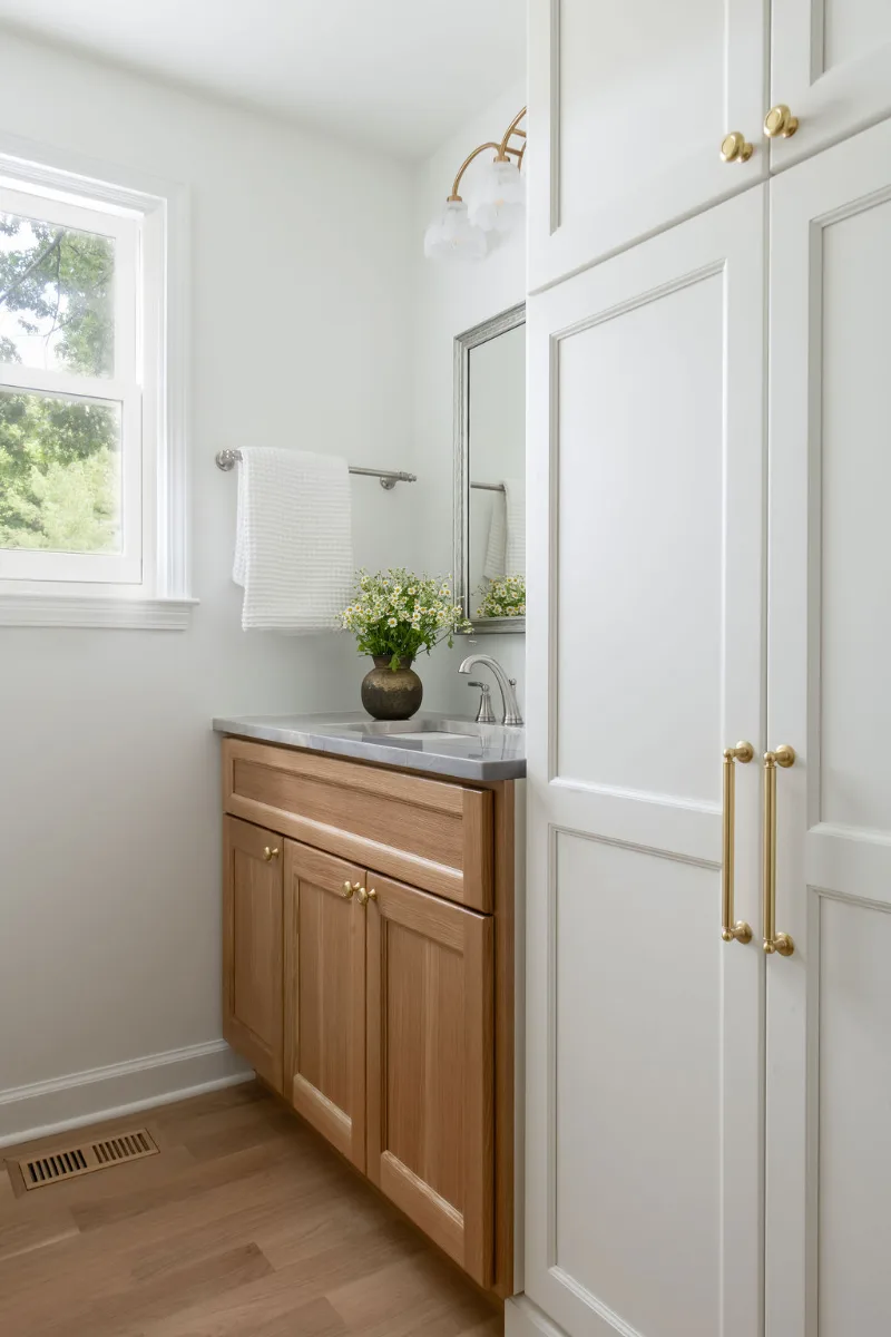 The Mudroom at Our Foxboro Estates Storied Charm Whole House Remodel