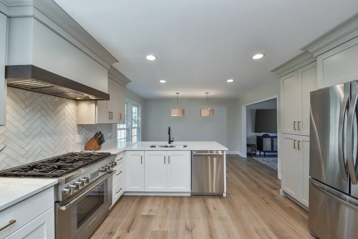 The Kitchen at Our Modern Clean Remodel