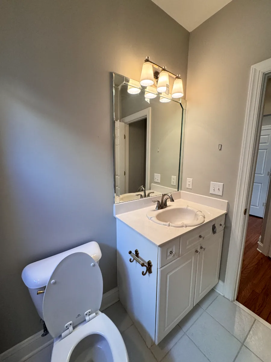 The Guest Bath at Our Willowsprings Coastal Elegant Remodel