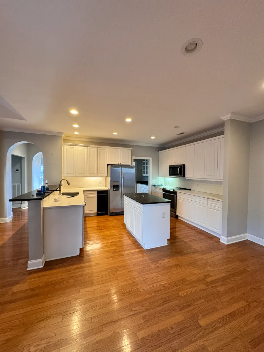The Kitchen at Our Willowsprings Coastal Elegant Remodel