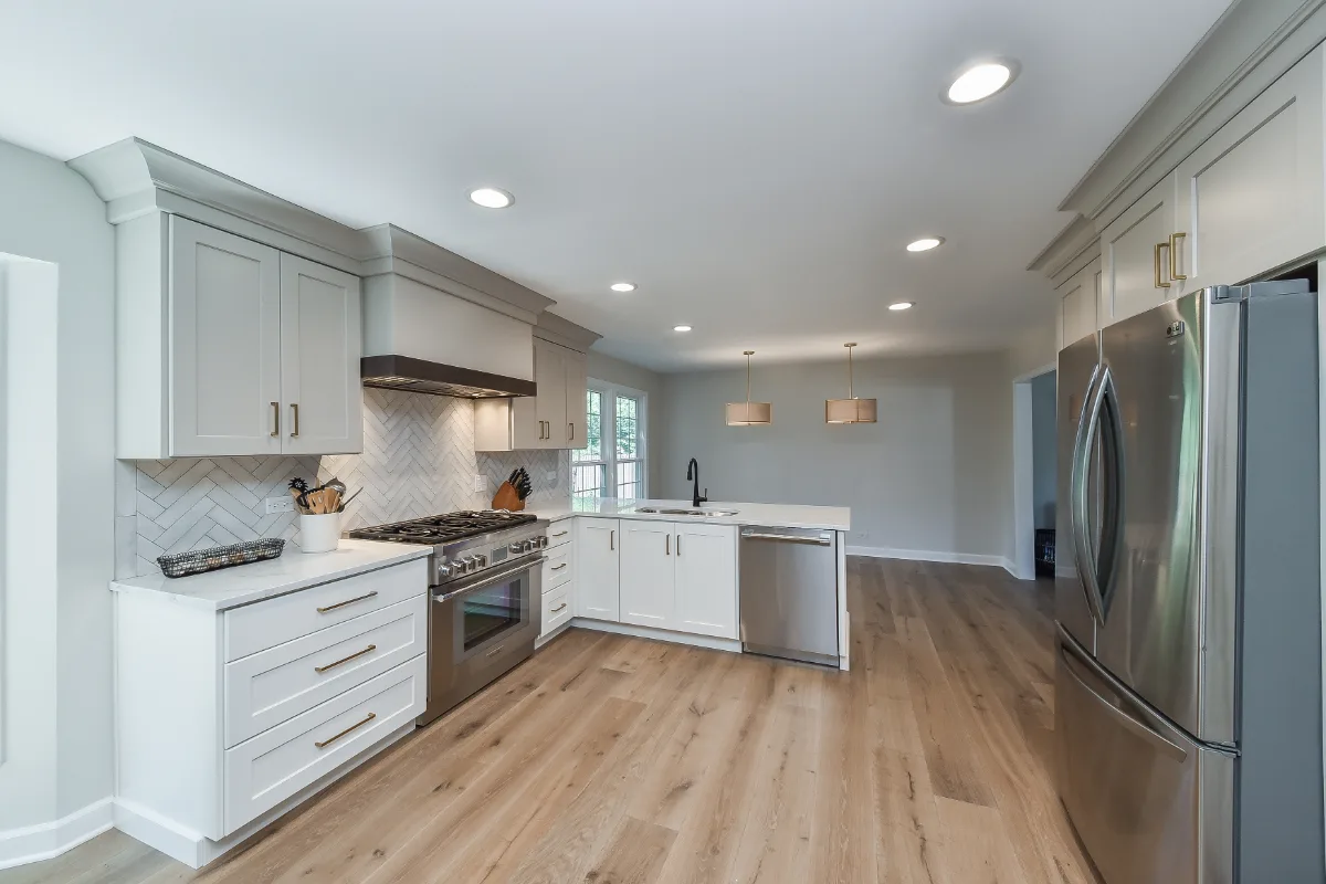 The Kitchen at Our Modern Clean Remodel