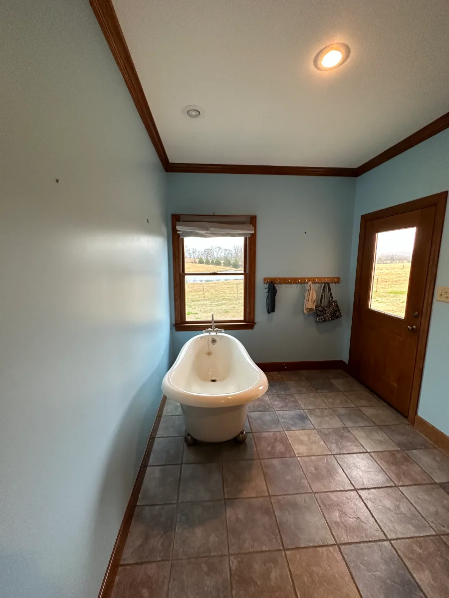 The Primary Bath at Our Transitional Bold Remodel
