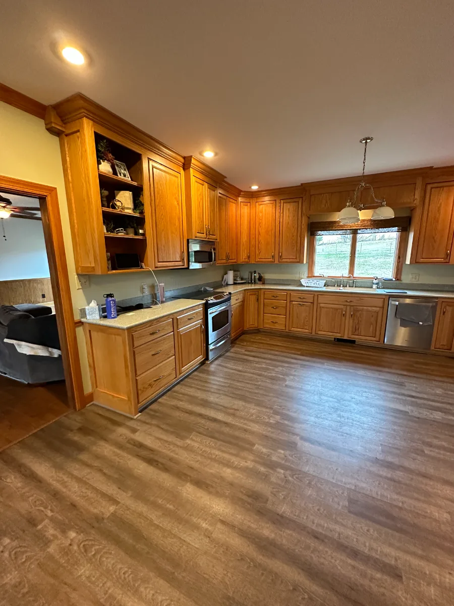 The Kitchen at Our Transitional Bold Remodel