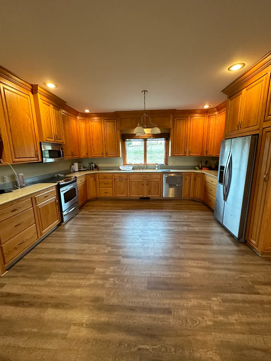 The Kitchen at Our Transitional Bold Remodel